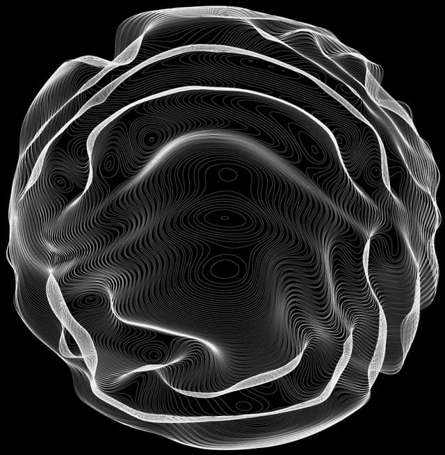 3D fluid sphere